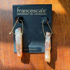 Glamorous dangle earrings